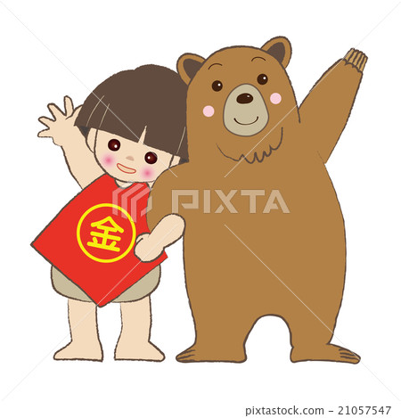 Kintaro and a bear 21057547