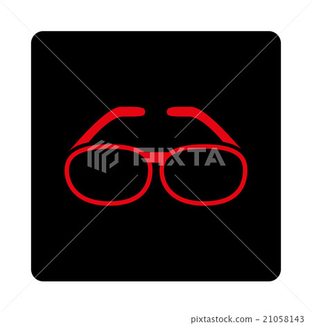 Spectacles Rounded Square Button Spectacles Rounded Square Button 21058143