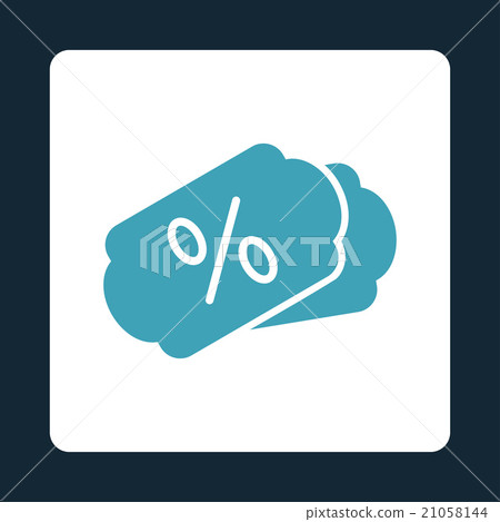 Discount Coupons Rounded Square Button Discount Coupons Rounded Square Button 21058144