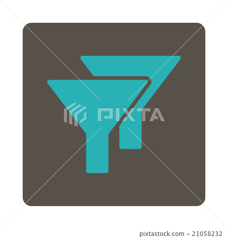 Filters Rounded Square Button - Stock Illustration [21058232] - PIXTA