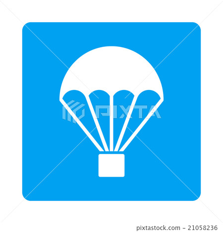 Parachute Rounded Square Button Parachute Rounded Square Button 21058236