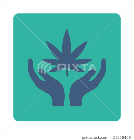 Narcotic Care Rounded Square Button 21058409