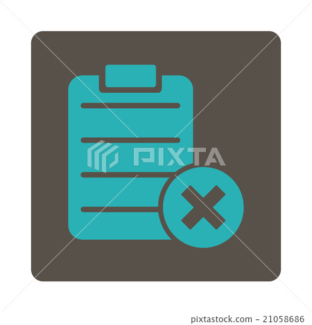 Reject Form Rounded Square Button Reject Form Rounded Square Button 21058686