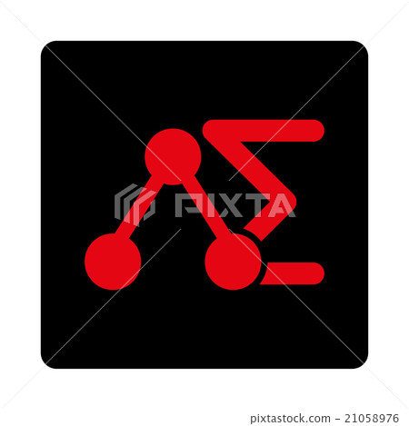 Chemical Analysis Rounded Square Button Chemical Analysis Rounded Square Button 21058976