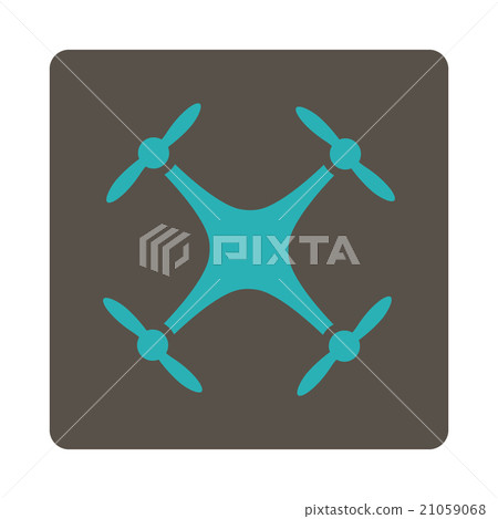 Air Drone Rounded Square Button Air Drone Rounded Square Button 21059068