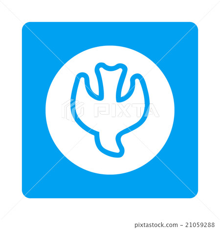 Falling Soul Rounded Square Button 21059288