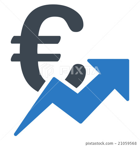 Euro Growth Icon Euro Growth Icon 21059568