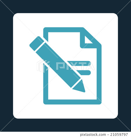 Edit Records Rounded Square Button Edit Records Rounded Square Button 21059797