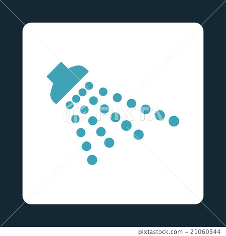 Shower Rounded Square Button - Stock Illustration [21060544] - PIXTA