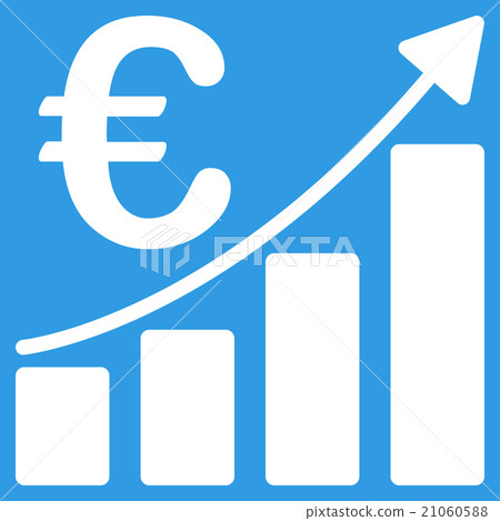 Euro Bar Chart Icon Euro Bar Chart Icon 21060588