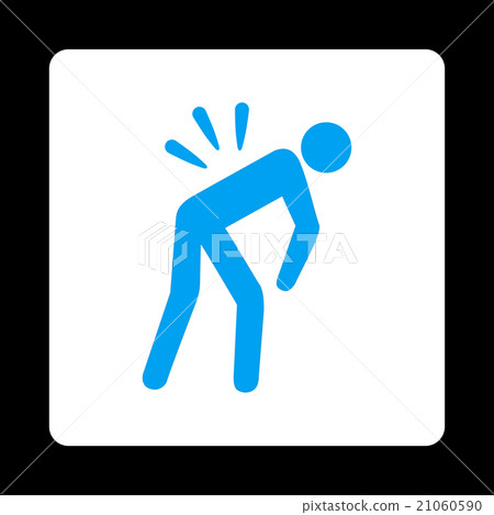 Sick Back Rounded Square Button Sick Back Rounded Square Button 21060590