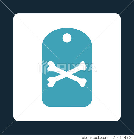 Death Tag Rounded Square Button - Stock Illustration [21061450] - PIXTA