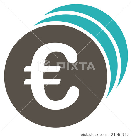 Euro Coins Icon Euro Coins Icon 21061962