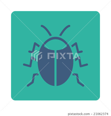 Bug Rounded Square Button Bug Rounded Square Button 21062374