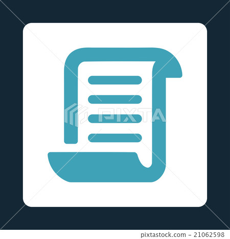 Paper Roll Rounded Square Button 21062598