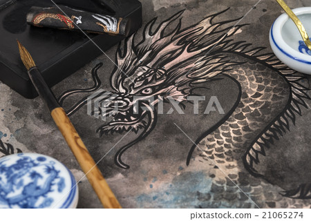 Chinese ink painting still life Chinese ink painting still life 21065274