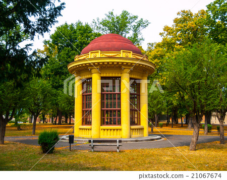Park gazebo in Terezin 21067674