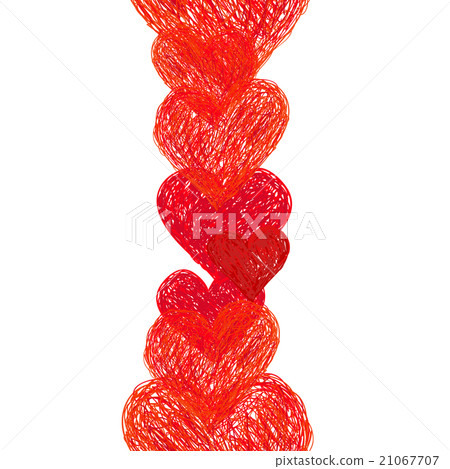 Hand drawn hearts Hand drawn hearts 21067707