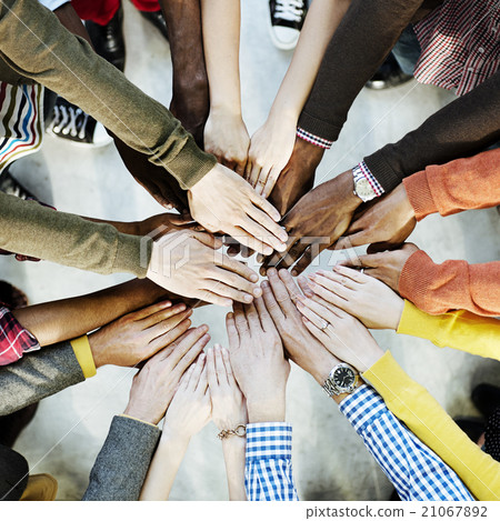Group of Diverse Hands Together Joining Concept - Stock Photo [21067892 ...