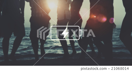 Battery Recharging Charger Electrical Energy Concept Battery Recharging Charger Electrical Energy Concept 21068014