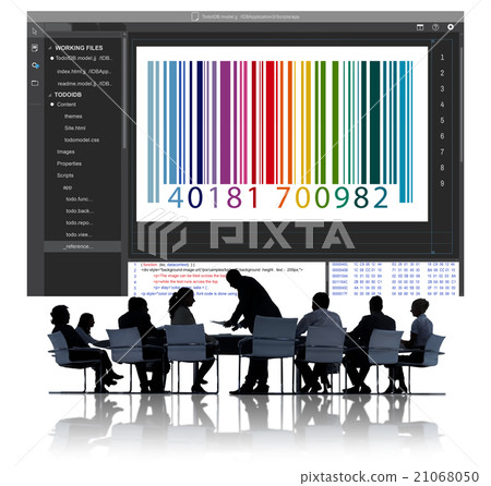 Bar Code Encryption Interface Coding Concept Bar Code Encryption Interface Coding Concept 21068050