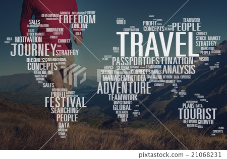Travel Explore Global Destination Trip Adventure Concept 21068231