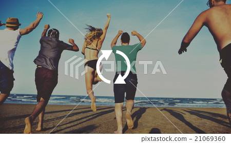 Beach Holiday Vacation Leisure Summer Tourism Concept 21069360