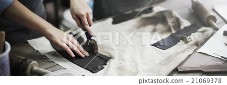 Craftsman Artist Pottery Skill Workshop Concept 21069378