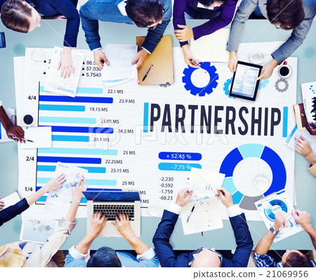 Partnership Partner Team Teamwork Organization Concept 21069956