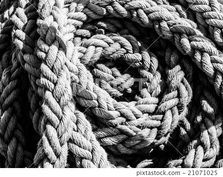 Detailed view of rope ball Detailed view of rope ball 21071025
