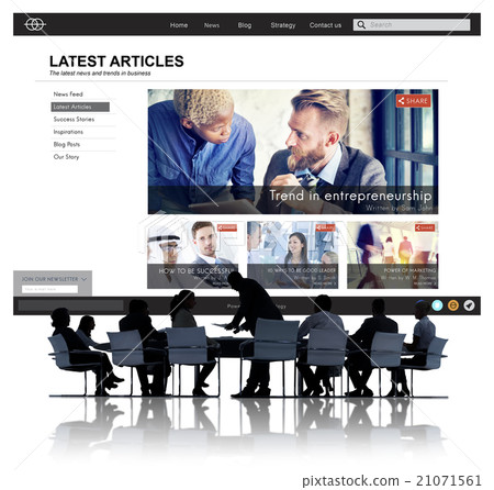 Lastest Article Webpage Advertising Announcement Concept Lastest Article Webpage Advertising Announcement Concept 21071561