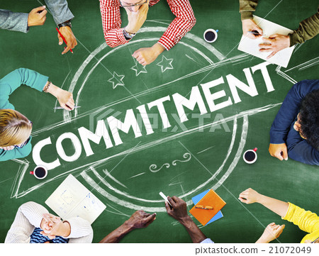 Commitment Devotion Dedication Conviction Concept Commitment Devotion Dedication Conviction Concept 21072049