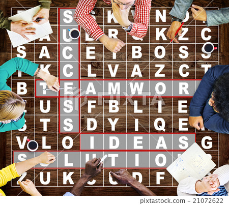 Success Crossword Puzzle Words Achievement Game Concept Success Crossword Puzzle Words Achievement Game Concept 21072622