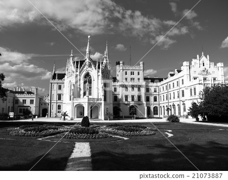 Lednice Chateau on summer day 21073887