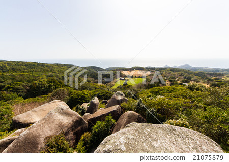高知縣土佐清水市Toran Dash遺址遺址Mt. Rock岩石巨石集團的風景 高知縣土佐清水市Toran Dash遺址遺址Mt. Rock岩石巨石集團的風景 21075879