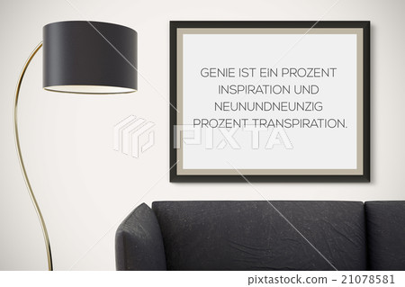 Inspirational Motivating Quote on Picture Frame. 21078581