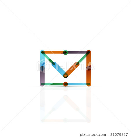 Vector email business symbol, or at sign logo Vector email business symbol, or at sign logo 21079827