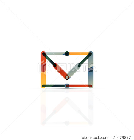Vector email business symbol, or at sign logo 21079857