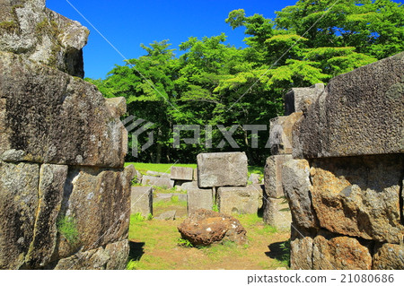 World Heritage Site Hashino Blast Furnace Site 21080686