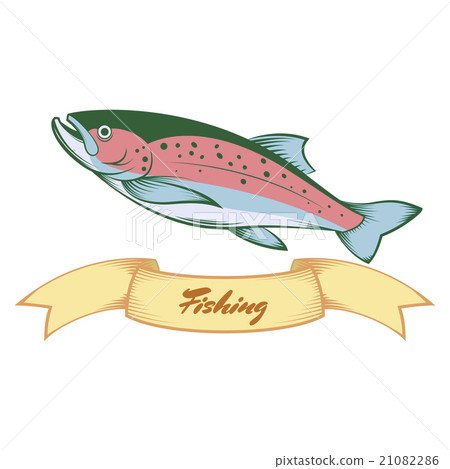 Trout fishing banner 21082286