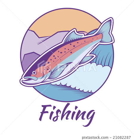 Trout fishing banner Trout fishing banner 21082287