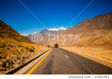 Karakorum Highway in Pakistan Karakorum Highway in Pakistan 21082441