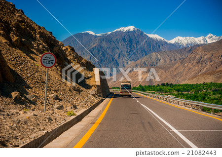 Karakorum Highway in Pakistan Karakorum Highway in Pakistan 21082443