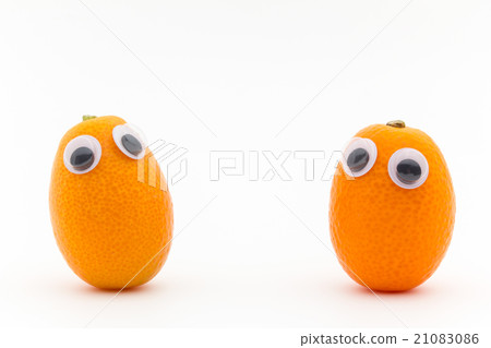 Eyeball seal · Kumquat: Wiggly-eyed kumquat 21083086