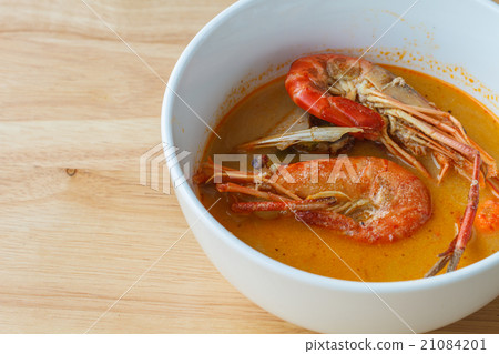 Thai spicy soup shrimp Thai spicy soup shrimp 21084201