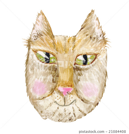 Watercolor Cat Illustration Watercolor Cat Illustration 21084408