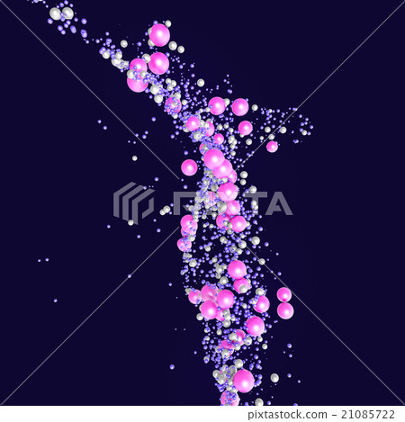 Abstract molecules design. Group of atoms forming Abstract molecules design. Group of atoms forming 21085722