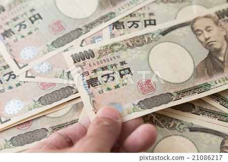 一萬日元鈔票白背 21086217