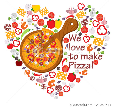 We love to make pizza 21089375