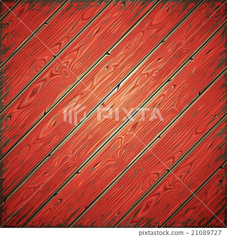 Red Old Wooden Painted Wall Red Old Wooden Painted Wall 21089727